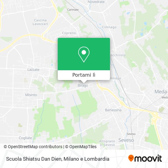 Mappa Scuola Shiatsu Dan Dien