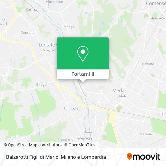 Mappa Balzarotti Figli di Mario