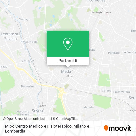 Mappa Mioc Centro Medico e Fisioterapico