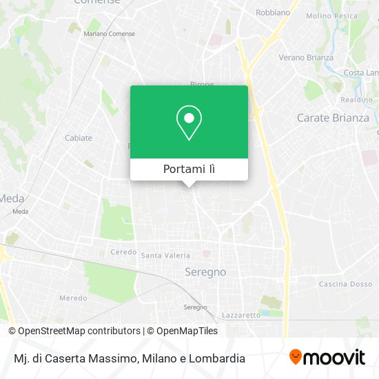 Mappa Mj. di Caserta Massimo