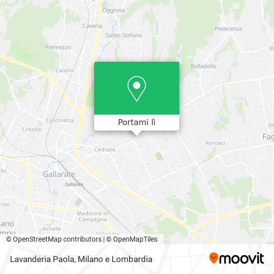 Mappa Lavanderia Paola