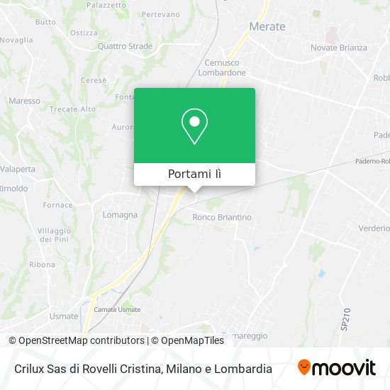 Mappa Crilux Sas di Rovelli Cristina