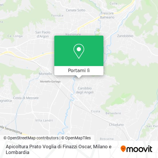 Mappa Apicoltura Prato Voglia di Finazzi Oscar