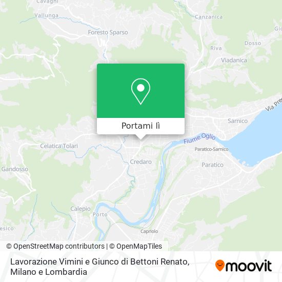 Mappa Lavorazione Vimini e Giunco di Bettoni Renato