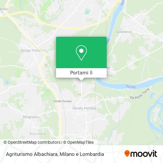 Mappa Agriturismo Albachiara