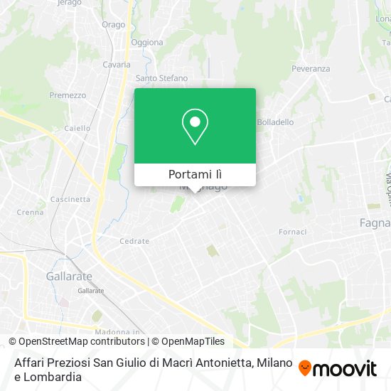 Mappa Affari Preziosi San Giulio di Macrì Antonietta