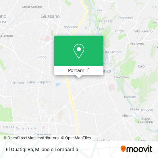 Mappa El Ouatiqi Ra