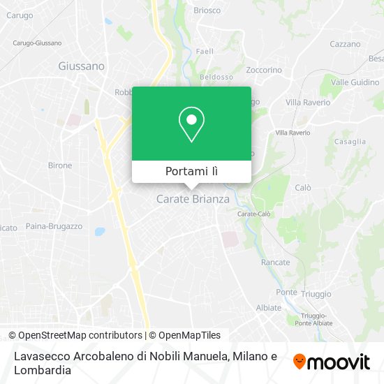 Mappa Lavasecco Arcobaleno di Nobili Manuela