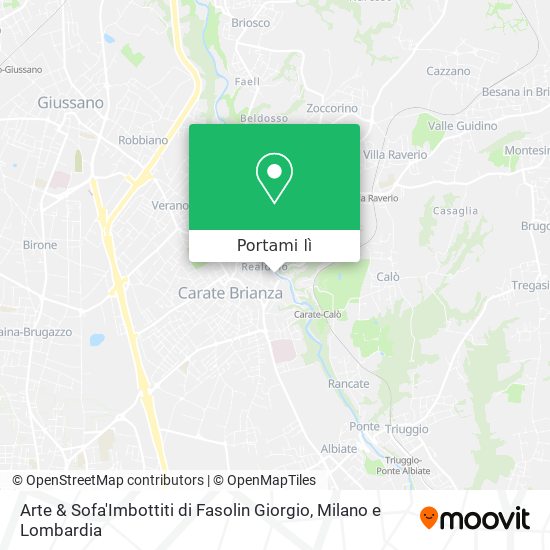 Mappa Arte & Sofa'Imbottiti di Fasolin Giorgio