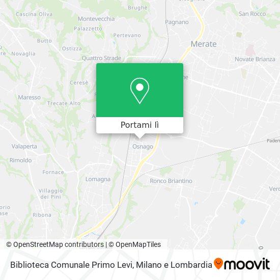 Mappa Biblioteca Comunale Primo Levi