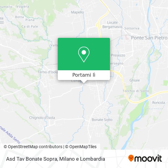 Mappa Asd Tav Bonate Sopra