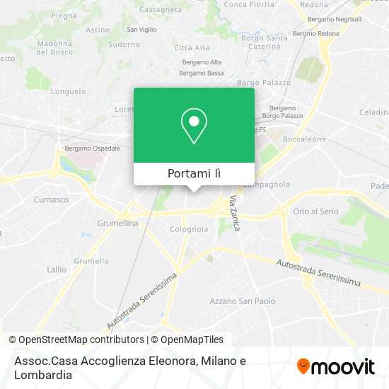 Mappa Assoc.Casa Accoglienza Eleonora