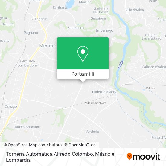 Mappa Torneria Automatica Alfredo Colombo