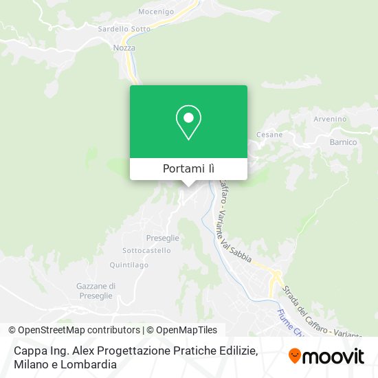 Mappa Cappa Ing. Alex Progettazione Pratiche Edilizie