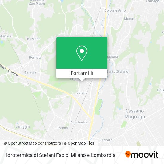 Mappa Idrotermica di Stefani Fabio