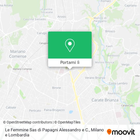 Mappa Le Femmine Sas di Papagni Alessandro e C.