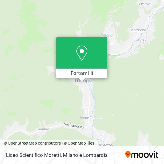 Mappa Liceo Scientifico Moretti