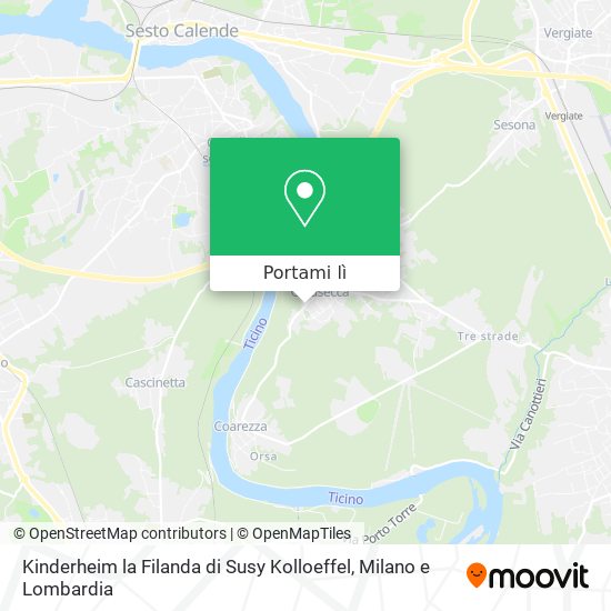 Mappa Kinderheim la Filanda di Susy Kolloeffel