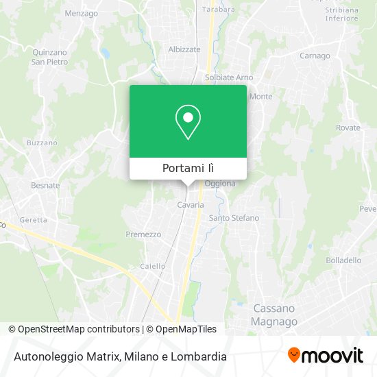 Mappa Autonoleggio Matrix