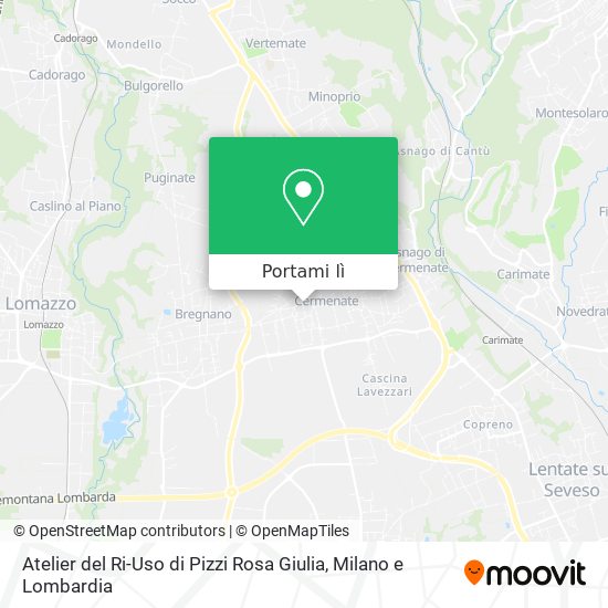 Mappa Atelier del Ri-Uso di Pizzi Rosa Giulia