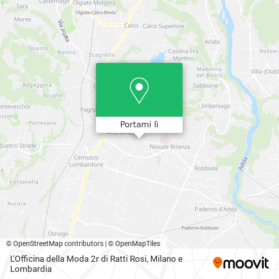 Mappa L'Officina della Moda 2r di Ratti Rosi