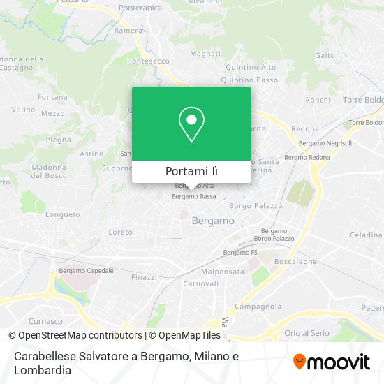 Mappa Carabellese Salvatore a Bergamo