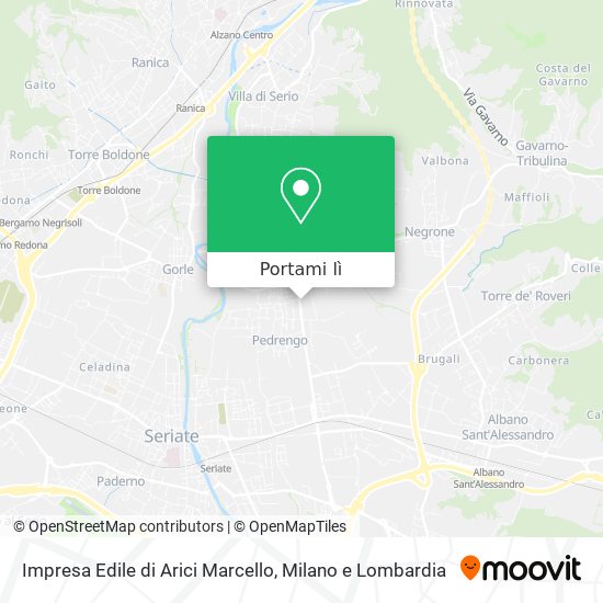 Mappa Impresa Edile di Arici Marcello