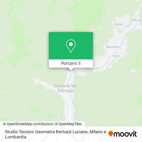 Mappa Studio Tecnico Geometra Bertuzzi Luciano