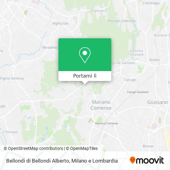 Mappa Bellondi di Bellondi Alberto