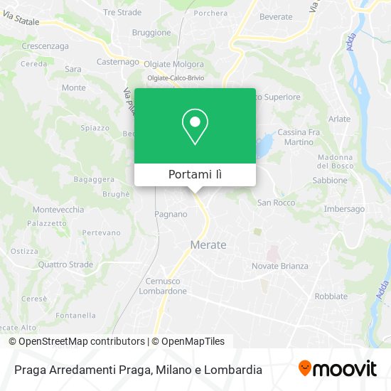 Mappa Praga Arredamenti Praga