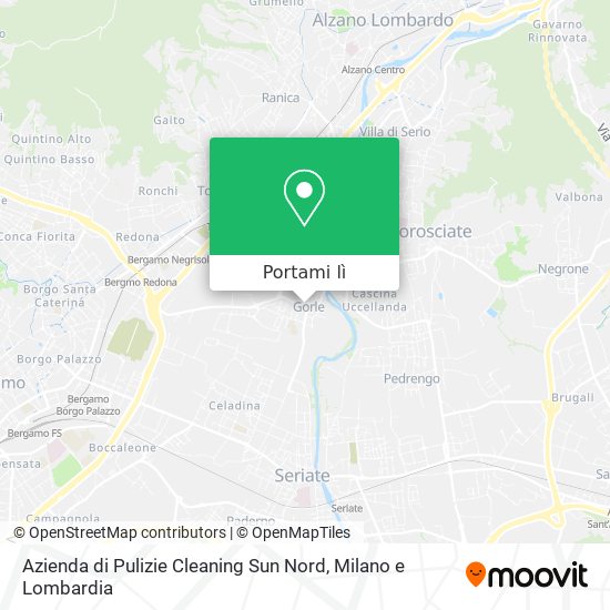 Mappa Azienda di Pulizie Cleaning Sun Nord