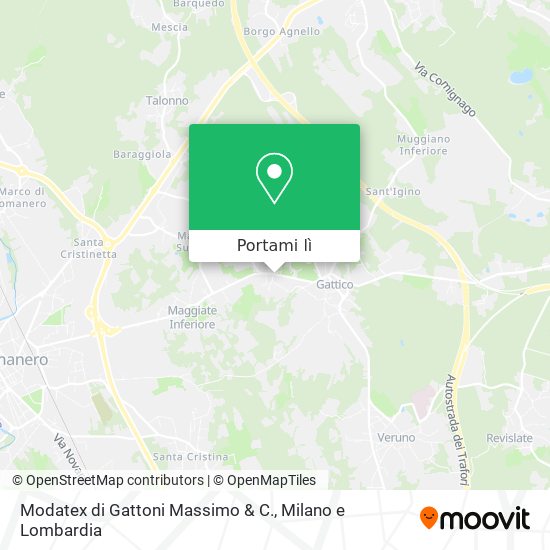 Mappa Modatex di Gattoni Massimo & C.