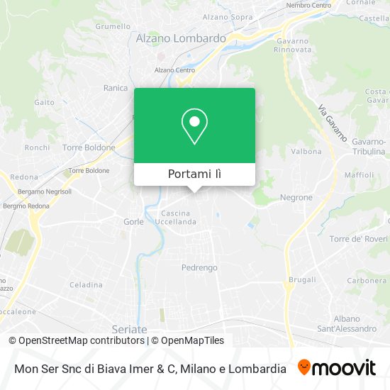 Mappa Mon Ser Snc di Biava Imer & C