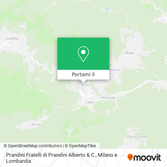 Mappa Prandini Fratelli di Prandini Alberto & C.