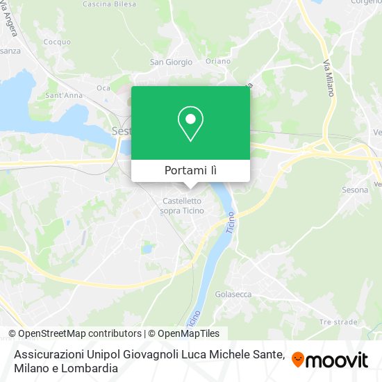 Mappa Assicurazioni Unipol Giovagnoli Luca Michele Sante