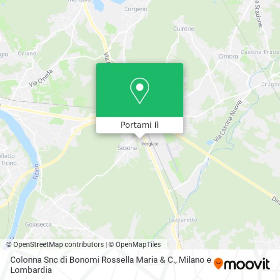 Mappa Colonna Snc di Bonomi Rossella Maria & C.