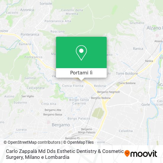 Mappa Carlo Zappalà Md Dds Esthetic Dentistry & Cosmetic Surgery