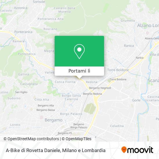 Mappa A-Bike di Rovetta Daniele