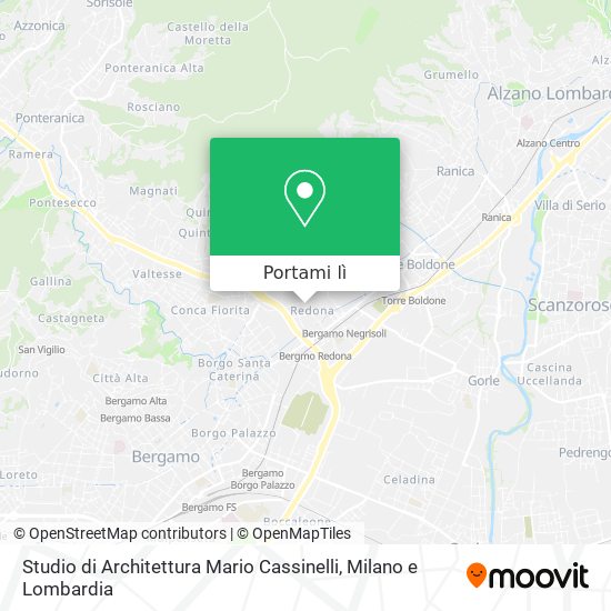 Mappa Studio di Architettura Mario Cassinelli