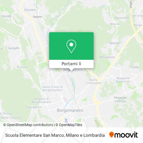 Mappa Scuola Elementare San Marco