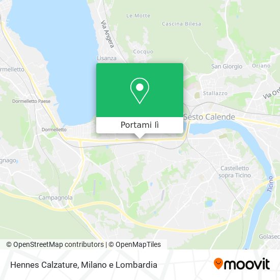 Mappa Hennes Calzature