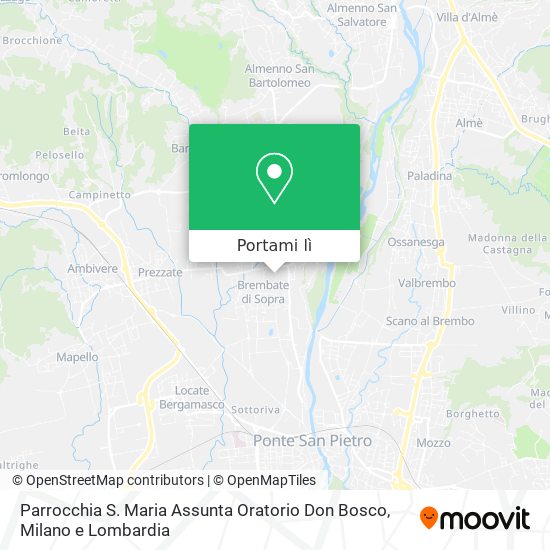 Mappa Parrocchia S. Maria Assunta Oratorio Don Bosco