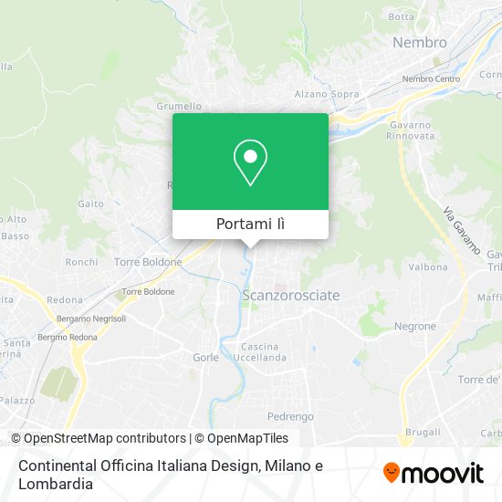 Mappa Continental Officina Italiana Design