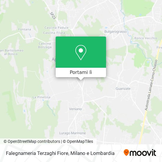 Mappa Falegnameria Terzaghi Fiore