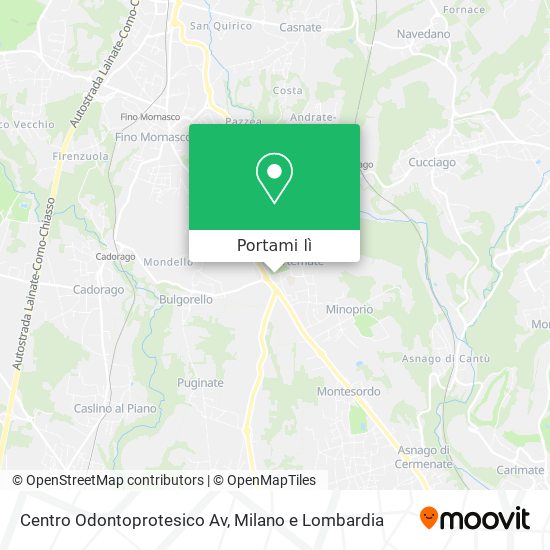 Mappa Centro Odontoprotesico Av