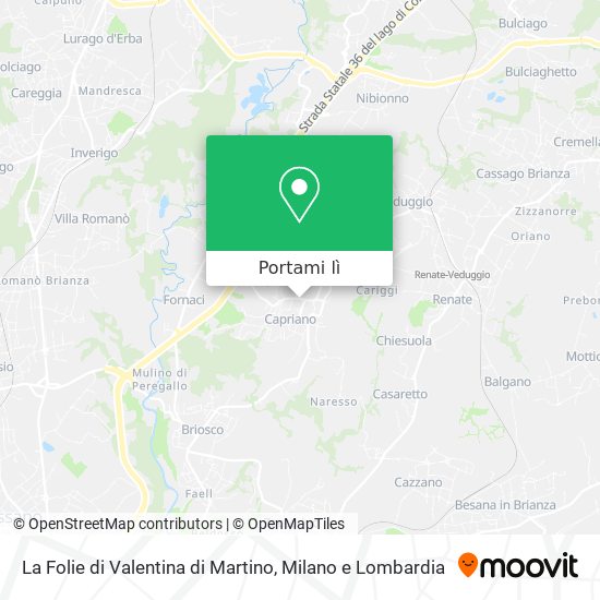 Mappa La Folie di Valentina di Martino