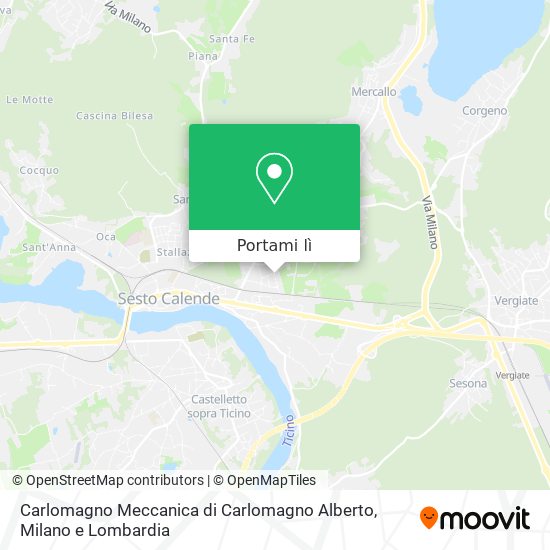 Mappa Carlomagno Meccanica di Carlomagno Alberto