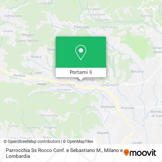 Mappa Parrocchia Ss Rocco Conf. e Sebastiano M.