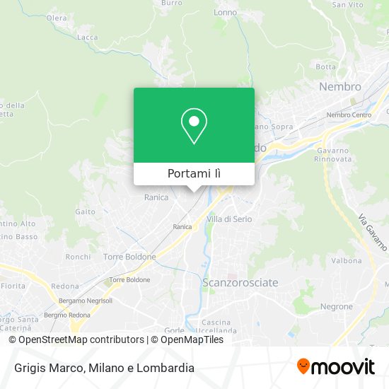 Mappa Grigis Marco
