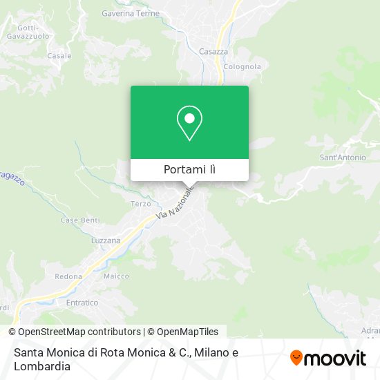 Mappa Santa Monica di Rota Monica & C.